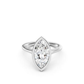 Marquis Bezel Engagement Ring