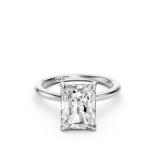 #R67162 - Radiant Solitaire Engagement Ring