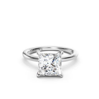 #R67166 - Princess Solitaire Engagement Ring