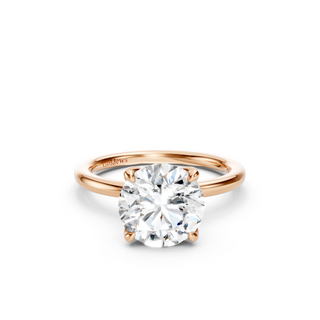 #R67146 - Round Petal Engagement Ring