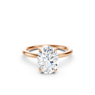 #R67145 - Oval Petal Engagement Ring
