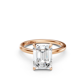 #R67174 - Emerald Solitaire Engagement Ring