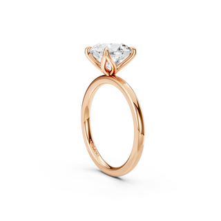 #R67146 - Round Petal Engagement Ring