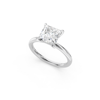 #R67166 - Princess Solitaire Engagement Ring
