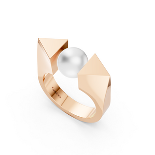 #R6796 - Encased Pearl Earrings
