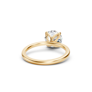 #R67146 - Round Petal Engagement Ring