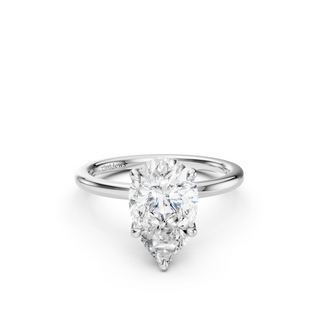 Pear Petal Engagement Ring