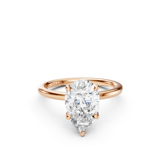 Pear Petal Engagement Ring