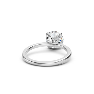 #R67146 - Round Petal Engagement Ring