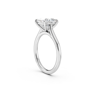 #R67205 - Princess Solitaire Shoulder Engagement Ring