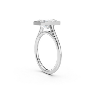 Radiant Bezel Engagement Ring
