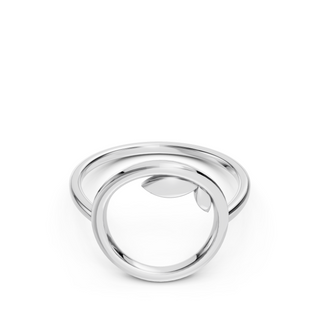 #R67116 -  Leaf Circle Ring