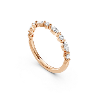 #R67150 - 2mm Marquise & Round Wedding Band