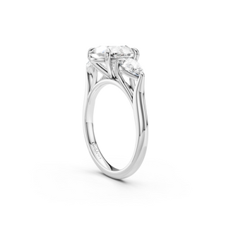 #R67203 - Three Stone Oval Engagement Ring