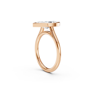 Marquis Bezel Engagement Ring