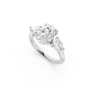 #R67203 - Three Stone Oval Engagement Ring