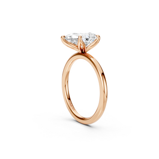 Pear Petal Engagement Ring