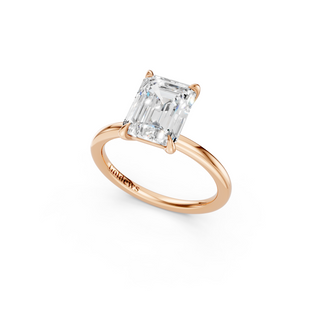 #R67174 - Emerald Solitaire Engagement Ring
