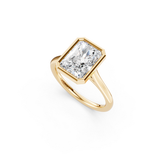 Radiant Bezel Engagement Ring