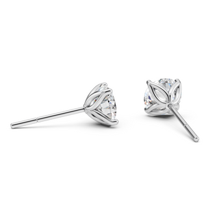 #E67148 - Petal Studs