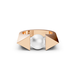 #R6796 - Encased Pearl Earrings