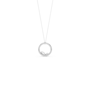 #P6756 -  Leaf Circle Pendant