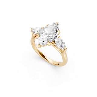 #R67202 - Three Stone Marquise Engagement Ring