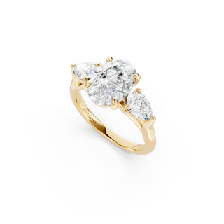 #R67203 - Three Stone Oval Engagement Ring