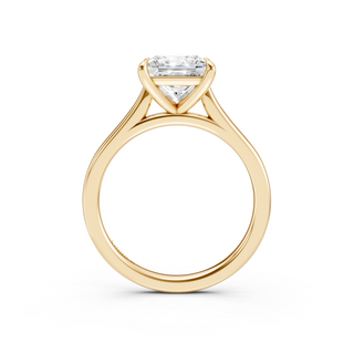 #R67205 - Princess Solitaire Shoulder Engagement Ring