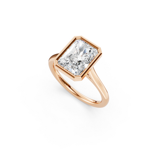 Radiant Bezel Engagement Ring