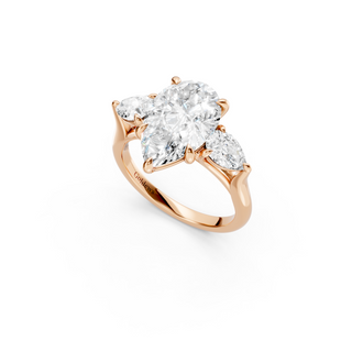 #R67204 - Three Stone Pear Engagement Ring