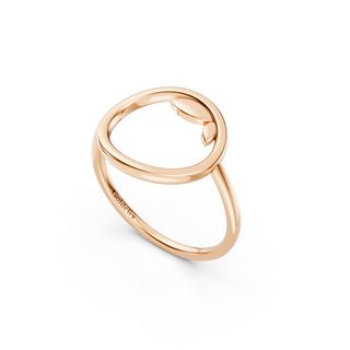 #R67116 -  Leaf Circle Ring