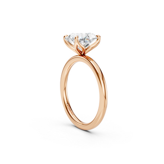 #R67145 - Oval Petal Engagement Ring