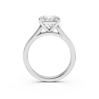 #R67205 - Princess Solitaire Shoulder Engagement Ring