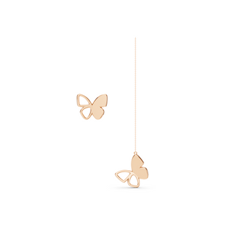 #E6755A - Floating Grace Butterfly Earings