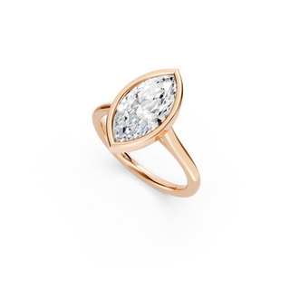 Marquis Bezel Engagement Ring