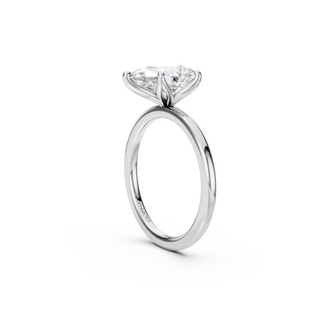 Pear Petal Engagement Ring