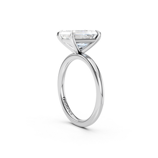 #R67174 - Emerald Solitaire Engagement Ring