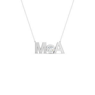 #P67188 - Two Initial Pendant