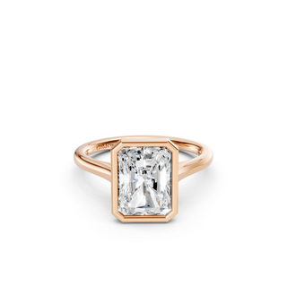 Radiant Bezel Engagement Ring
