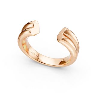 #R6782 - Twin Hearts Ring