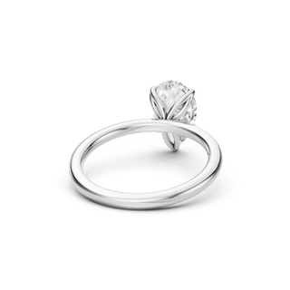 Pear Petal Engagement Ring