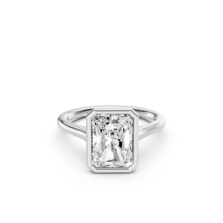 Radiant Bezel Engagement Ring