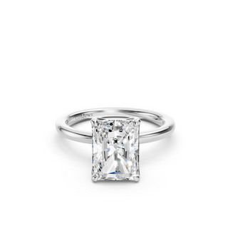 #R67144 - Radiant Petal Engagement Ring