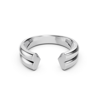 #R6782 - Twin Hearts Ring